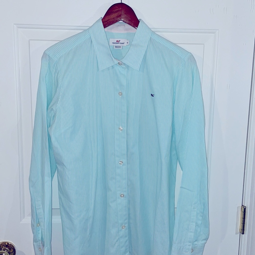 Vineyard vine striped button down